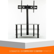 Vente en gros Black Modern High quality Glass TV Stand